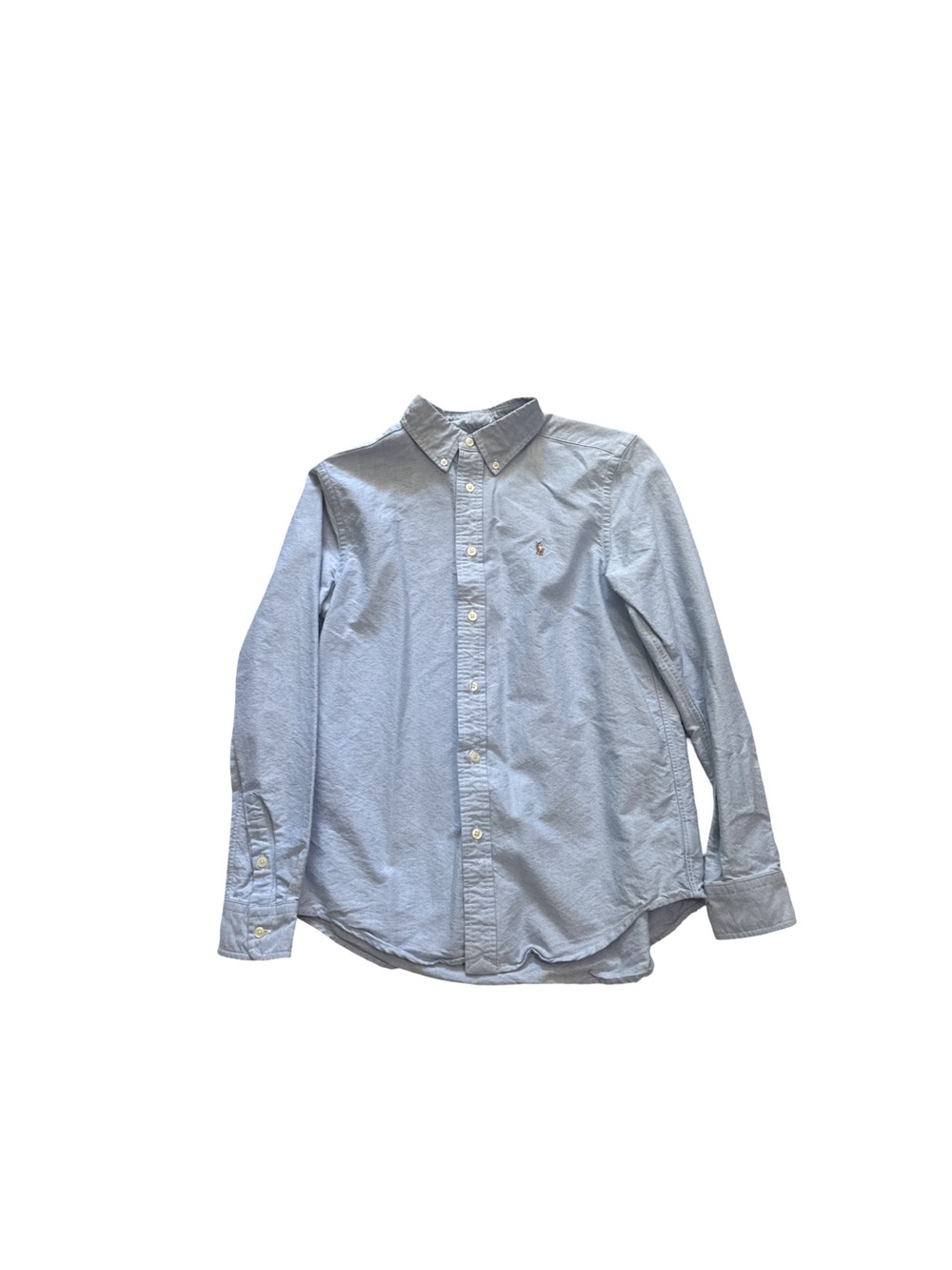 Ralph Lauren Light Blue Button-Down Oxford Shirt - Boy’s Large